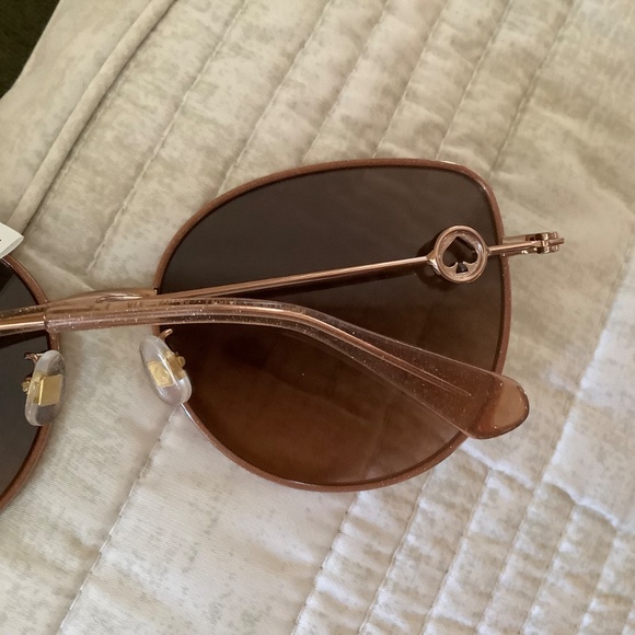 Kate Spade 60mm Cat Eye Sunglasses Rose Gold main image 11